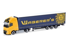 Herpa 321808 - H0 - Volvo FH Aero XL Gardinen-Sattelzug Waberers